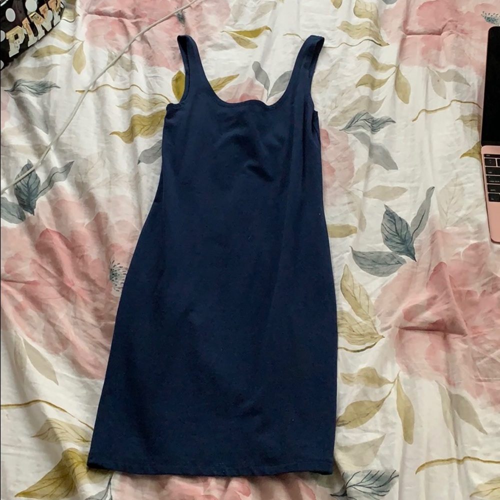 Forever 21 navy blue tank mini dress
